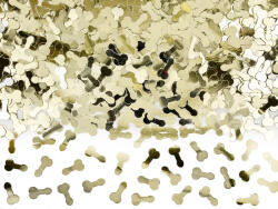 PartyDeco Confetti aurii în formă de penis (30 g)