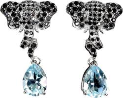Frumoasa Venetiana Cercei argint topaz (C2974)