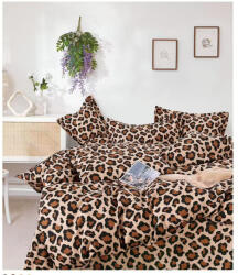 Talo Lenjerie pat single, bumbac finet, 4 piese, cearceaf cu elastic 140x200cm, cearceaf pilota 150x220cm, 2 fete de perna 50x80cm-A1140 (A1140) Lenjerie de pat