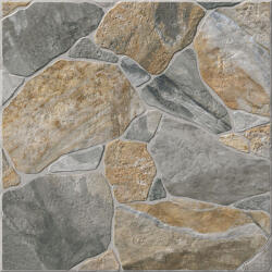 KAI Gresie portelanata tip piatra, Riverstone Mix 3623, 45x45 cm, bej, maro, finisaj mat (3800745362312)