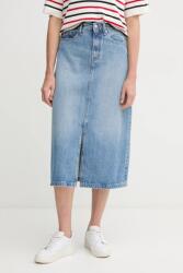 Tommy Hilfiger farmer szoknya midi, egyenes, WW0WW45501 - kék 38