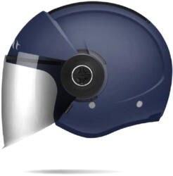 MT Helmets Viale Α7 Blue Mat Cască Moto Jet ECE 22.06 1150gr cu Sunvisor MTH000KRA507 (MTH000KRA507)