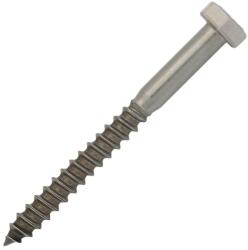MoftX Din 571 - Surub Lemn - Inox A2 - 8, 70 (FKT17062)