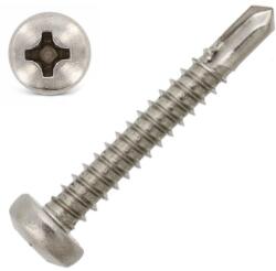 MoftX Din 7504N - Surub Autoforant Cu Cap Bombat - Inox A2 - 50 (FKT17019)