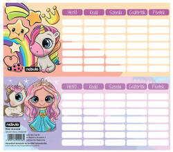 Nebulo Órarend NEBULO mini Királylány - Unikornis (15.19198)