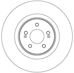 TRW Disc frana TRW DF6813S (DF6813S) - fixbox