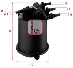 SOFIMA Filtru combustibil SOFIMA S 4086 NR (S 4086 NR) - fixbox