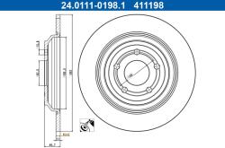 ATE Disc frana ATE 24.0111-0198.1 (24.0111-0198.1)