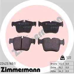 ZIMMERMANN Set placute frana ZIMMERMANN 22423.160. 1 (22423.160.1)