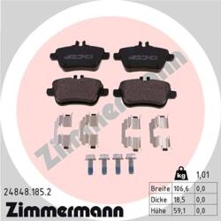ZIMMERMANN Set placute frana ZIMMERMANN 24848.185. 2 (24848.185.2)