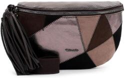TAMARIS CAROLA barna, mozaik hatású kis övtáska fazonú átvetős divattáska 33251-200 - minosegitaska