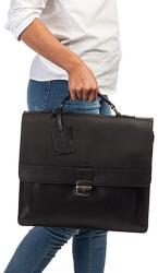 BURKELY fekete két részes A/4-es aktatáska 900-637822-10 - minosegitaska