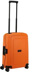 Samsonite S'CURE narancssárga, négykerekű csatos kabin bőrönd 55 cm 49539-1953 - minosegitaska