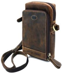 Giorgio Carelli álló, zippes, kis férfi vall és testtáska GC270826-011 - minosegitaska