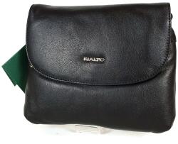 RIALTO átvetős, fedeles fekete bőr divattáska, válltáska RT5460N/Q-03 - minosegitaska