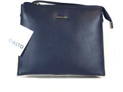 RIALTO átvetős, fedeles sötétkék bőr divattáska, válltáska RT5460N-Q07 - minosegitaska