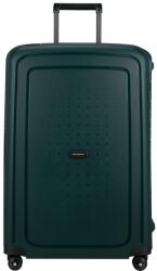 Samsonite S'CURE négykerekű méregzöld csatos nagy bőrönd 75cm 49308-5257 - minosegitaska