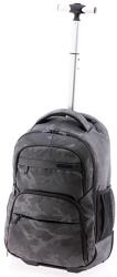 Benzi VOGART Delta szürke terep mintás gurulós laptop hátizsák-kabintáska 15" M-23838