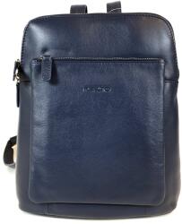 RIALTO Rialto, sötétkék fém zippes, rátét zsebes kis váll és hátitáska RT1045P-Q07 - minosegitaska