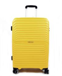 Touareg 2024 S bordás, négykerekű közepes bőrönd-TG2311-Sárga-fekete M - minosegitaska