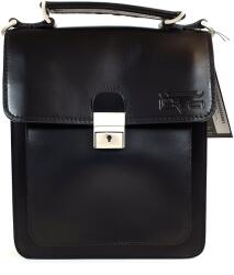 Blázek&anni Blázek és Anni közepes, A/5 méretű fekete férfi kézi és válltáska 9234AM-F - minosegitaska