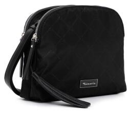 Tamaris Lisa fekete közepes két részes íves divattáska 32380-100 - minosegitaska