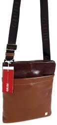 GIUDI keskeny, közepes, barna férfi bőr váll-testtáska G10336ACOL-NH - minosegitaska
