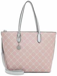 Tamaris Anastasia Classic rózsaszín-szürke nagy shopper divattáska 30107-650 - minosegitaska
