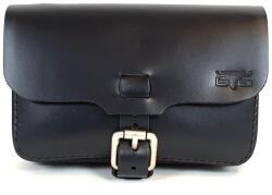 Blázek&anni Blázek és Anni Fekvő nagy méretű övre fűzhető fekete táska BA-2036AM - minosegitaska