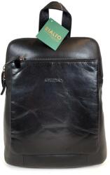 RIALTO Rialto, fekete fém zippes, rátét zsebes kis váll és hátitáska RT1045P/Q-03 - minosegitaska