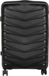 Touareg 2024 V bordás, négykerekű nagy bőrönd-Fekete L - minosegitaska