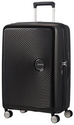 Samsonite SOUNDBOX fekete bővíthető négykerekű nagy bőrönd 88474-1027