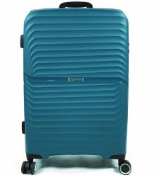 Touareg 2024 S bordás, négykerekű közepes bőrönd-TG2311-Kék-fekete M - minosegitaska