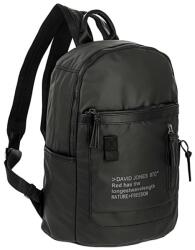 David Jones fekete, ezüst feliratos laptoptartós, A/4-es hátizsák 14" 907704