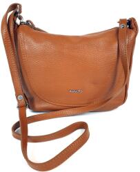 RIALTO csau, fém zippes, közepes bőr csónak válltáska RX412R/DO-AO - minosegitaska