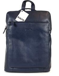 RIALTO sötétkék, fém zippes, rátét zsebes A/4-es váll és hátitáska RT1045Q-07 - minosegitaska