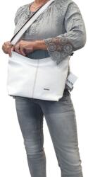 RIALTO kombinált fehér-sötétkék bőr divattáska R258XD-TR - minosegitaska