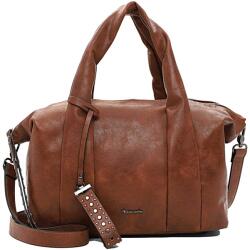 Tamaris CELIE konyak színű szegecsdíszes, dupla fogós divattáska 33352-700 - minosegitaska