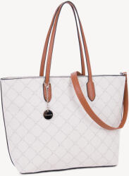 Tamaris Anastasia Classic ekrü-konyak nagy shopper divattáska 30107-320 - minosegitaska