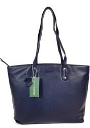 RIALTO sötétkék, rejtett telefonzsebes nagy shopper divattáska RT11325-AE07