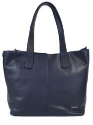 RIALTO sötétkék, fém zippes három részes shopper divattáska RX401R-DO07 - minosegitaska - 33 291 Ft