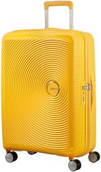 Samsonite SOUNDBOX napsárga bővíthető négykerekű közepes bőrönd 88473-1371