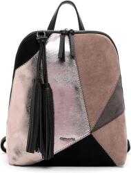Tamaris CAROLA fekete, mozaik hatású közepes divathátizsák 33255-100