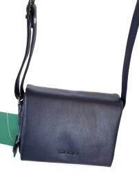 RIALTO sötétkék, sok részes, kis fedeles bőrtáska RT212802C-07 - minosegitaska