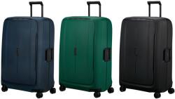 Samsonite ESSENS négykerekű, sötét tónusú csatos óriás bőrönd 81 cm 152056 - minosegitaska