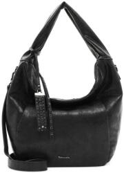 Tamaris CELIE fekete színű szegecsdíszes, íves közepes divattáska 33351-100 - minosegitaska