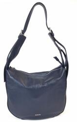 RIALTO sötétkék, fém zippes csónak divattáska RX430R/DO-07