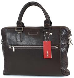 GIUDI sötétbarna, A/4-es, elegáns női irattartó táska G10199PTAQ-08