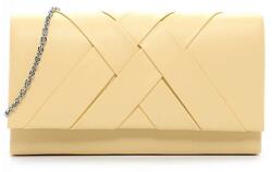 Tamaris Amalia fűzött fedelű halványsárga színű műbőr alkalmi táska 30945-431 - minosegitaska