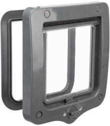 TRIXIE 2 irányú macskaajtó 20x22 cm szürke 44202